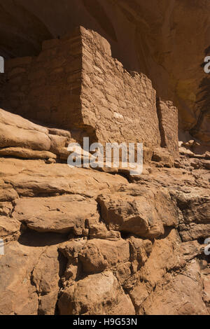Blanding, Mule Canyon, Höhle Turm, Utah, uralte Pueblo-Ruinen Stockfoto