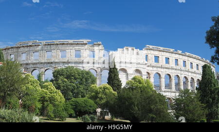 Arena in Pula in Kroatien antike römische Architektur Stockfoto