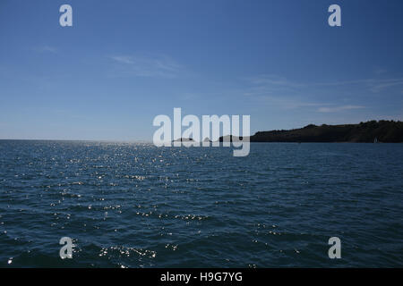 Monkstone Punkt zwischen Saundersfoot und Tenby Stockfoto