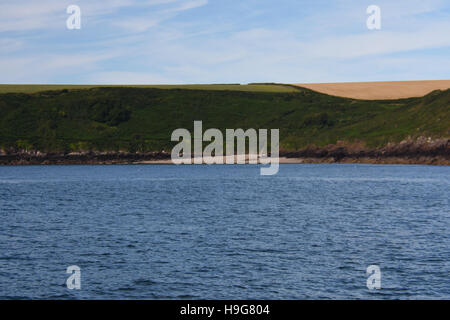 Watwick Strand am Eingang zum Milford Haven in den besten Strand in der Gegend. Stockfoto