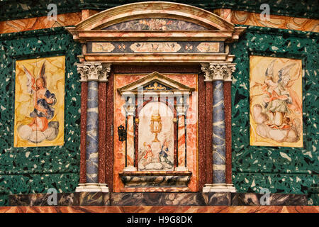 Altar in der Katharinenkirche, St. Katharinen Kirche und Mausoleum in Graz, Steiermark, Österreich, Europa Stockfoto