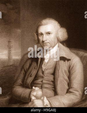 John Smeaton, 1724-1792, der englischen Engineerfather von hoch-und Tiefbau Stockfoto