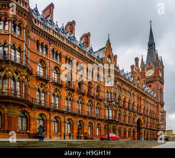 Bahnhof St. Pancras International. Ursprüngliche Gebäude, London, UK. Stockfoto