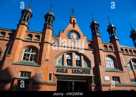 Hala Targowa (überdachte Markthalle) in Danzig, Polen Stockfoto