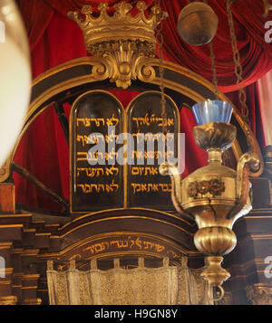 Kroatien, Dubrovnik, Innenraum der Synagoge in der ummauerten Altstadt Stockfoto