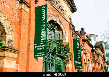 St.-Georgs Markt, Belfast, stimmten die besten britischen Markt. Stockfoto