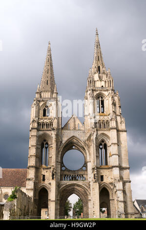 Die Abtei von St. Jean des Vignes, Soissons, Aisne, Picardie, Frankreich, Europa Stockfoto