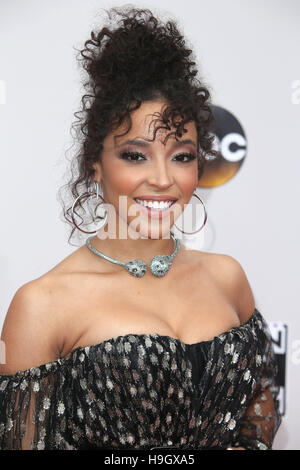 Los Angeles, CA, USA. November 2016. 20. November 2016 – Los Angeles, Kalifornien – Tinashe. 2016 American Music Awards im Microsoft Theater. Foto: AdMedia © AdMedia/Alamy Live News Stockfoto