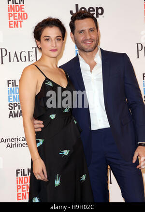 Hollywood, Kalifornien, USA. 22. November 2016. Jenny Slate und Edgar Ramirez veranstalten die 32. Film Independent Spirit Awards Nominierungen. Bildnachweis: AdMedia/ZUMA Draht/Alamy Live-Nachrichten Stockfoto