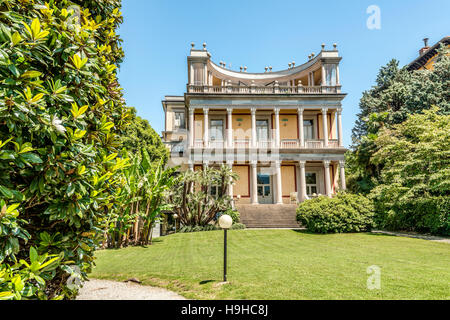 Villa Giulia in Pallanza am Lago Maggiore, Piemont, Italien Stockfoto