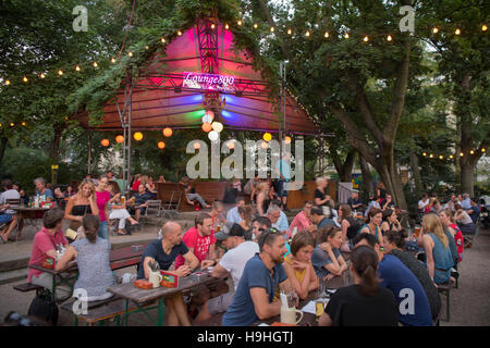 Deutschland, Köln, Neustadt-Nord, Biergarten Im Stadtgarten Stockfoto