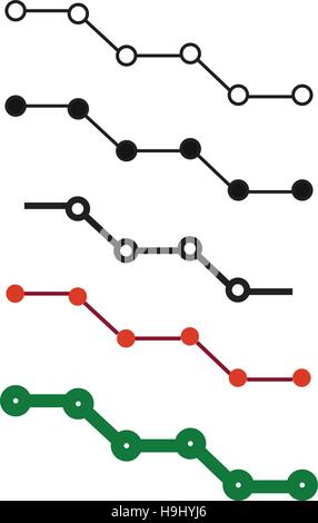 Molekulare Struktur Symbol flach Grafikdesign Stock Vektor