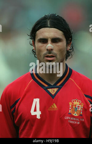 RAFAEL ALKORTA Spanien & REAL MADRID FC 29. Juni 1998 Stockfoto