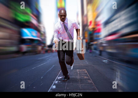 Zusammengesetztes Bild der Unternehmer ausgeführt Stockfoto