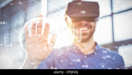 Zusammengesetztes Bild Bild der Erde mit unterschiedlichen Zeiten Stockfoto