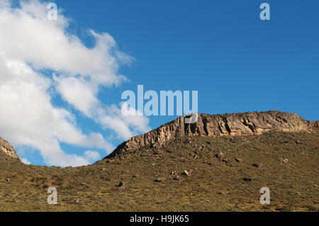 Argentinien, Südamerika: der Berg Landschaft Patagoniens in der Nähe von El Calafate, die Stadt an der südlichen Grenze des Lago Argentino Stockfoto