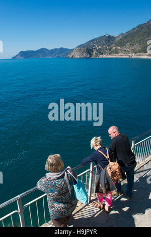 Nationalpark Cinque Terre, Ligurien, Italien Stockfoto