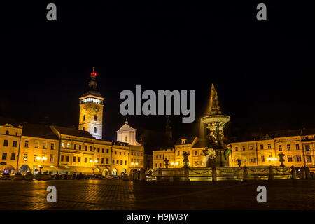 Historischen Zentrum von Budweis. Stockfoto