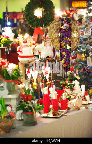 Handgemachte Christmas Craft Market Norwich Stockfoto