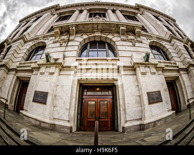 Fisheye Ansicht Supreme Court von Louisiana im French Quarter in New Orleans Stockfoto