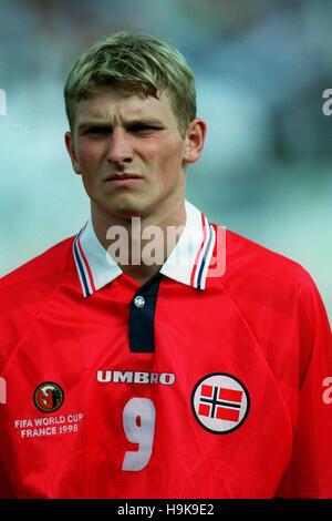 TORE André FLO Norwegen & CHELSEA FC 16. Juni 1998 Stockfoto