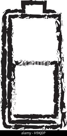 Vollständige Aufladung der Batterie Stock Vektor