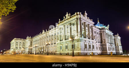 Der Königspalast von Madrid in Spanien Stockfoto