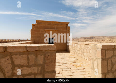 Detail an der ptolemäischen Tempel Site bei Elkab zwischen Esna und Edfu, Ostufer des Nils, Oberägypten Stockfoto