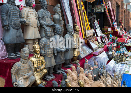 Souvenir-Shop, Museum der Terrakotta Armee, Xian, China Stockfoto