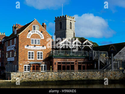 Die alten Getreidespeicher Restaurant und Bar, Wareham, Dorset, England UK Stockfoto