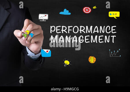 PERFORMANCE-MANAGEMENT Stockfoto