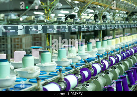 Silk Reeling workshop Stockfoto