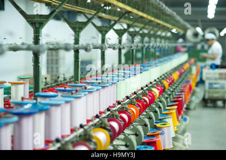 Silk Reeling workshop Stockfoto