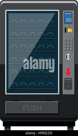 Automaten ohne Getränke Abbildung Stock Vektor