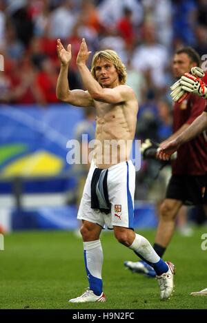 PAVEL NEDVED USA gegen Tschechien GELSENKIRCHEN Deutschland 12. Juni 2006 Stockfoto