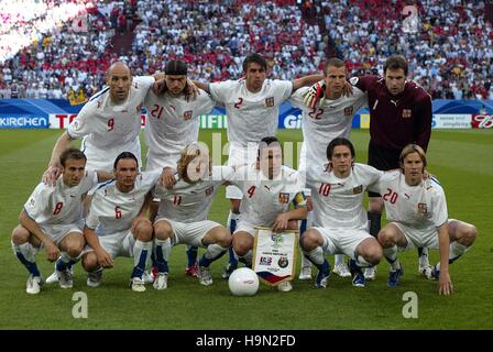 TEAMGRUPPE Tschechien GELSENKIRCHEN Deutschland 12. Juni 2006 Stockfoto