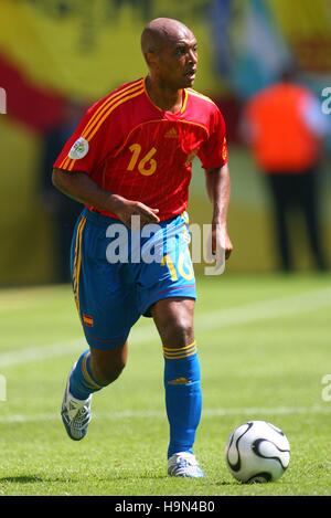 MARCOS SENNA Spanien & VILLARREAL WORLD CUP LEIPZIG Deutschland 14. Juni 2006 Stockfoto