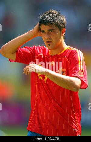DAVID VILLA Spanien & VALENCIA WORLD CUP LEIPZIG Deutschland 14. Juni 2006 Stockfoto