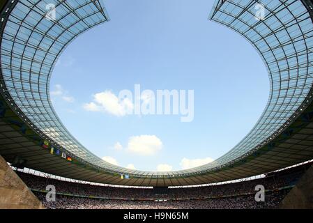 OLYMPIASTADION BERLIN ECUADOR V Deutschland WM BERLIN Deutschland 20. Juni 2006 Stockfoto