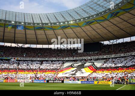 OLYMPIASTADION BERLIN ECUADOR V Deutschland WM BERLIN Deutschland 20. Juni 2006 Stockfoto