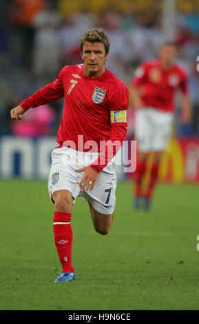 DAVID BECKHAM ENGLAND & REAL MADRID PUBLIKUMSEINGÄNGE Köln 20. Juni 2006 Stockfoto