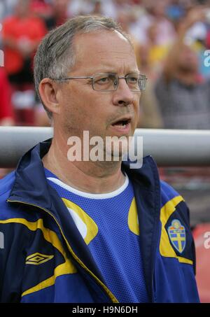 LARS LAGERBÄCK Schweden COACH PUBLIKUMSEINGÄNGE Köln 20. Juni 2006 Stockfoto