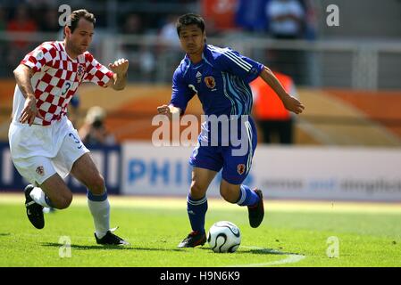 YUICHI KOMANO JAPAN & SANFRECCE HIROSHIMA WM Nürnberg 18. Juni 2006 Stockfoto