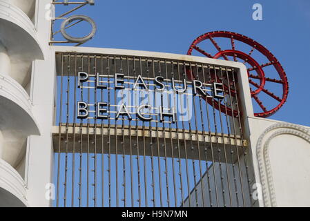 Blackpool Pleasure Beach und Casino in Lancashire, Vereinigtes Königreich Stockfoto