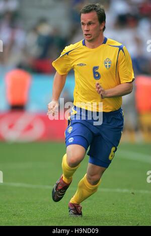 TOBIAS LINDEROTH Schweden & FC COPENHAGEN WM ALLIANZ ARENA München 24. Juni 2006 Stockfoto