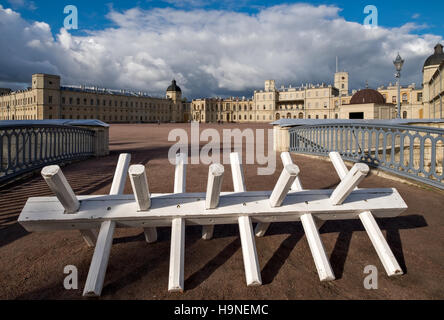 Große Gattschina-Palast in Gattschina Stadt in der Nähe von St. Petersburg, Russland wurde 1766-1781 erbaut. Stockfoto