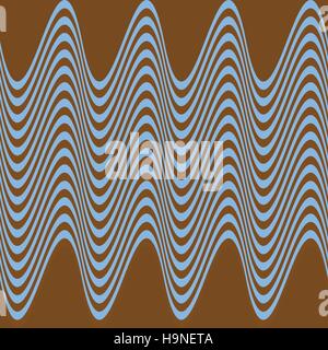 Vektor-Illustration eine nahtlose Muster Welle Stock Vektor