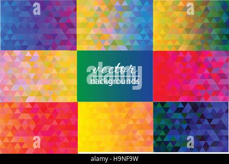 Zusammenfassung Hintergrund mit hellen Vektor-Design-Elemente Stock Vektor