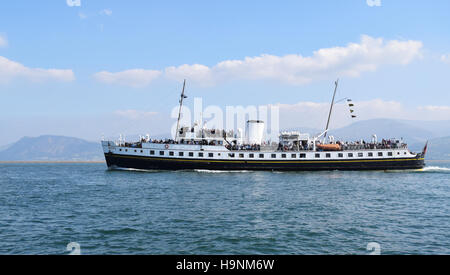 MV Balmoral auf die Menai Straits, Segeln in Richtung Penmon und Llandudno Stockfoto