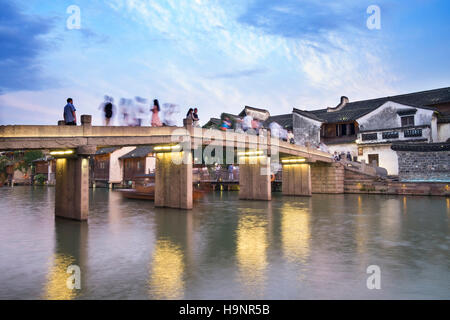 China, Provinz Zhejiang, Wuzhen Altstadt Stockfoto